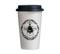 Premier Housewares Queen Bee Travel Mug, Black