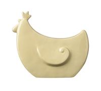 Premier Housewares Rooster Ornament Ceramic - Cream/Beige