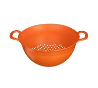 Premier Housewares orange Plastic Colander Strainer With Holes Ideal For Washing And Draining Vegetables Pasta Food Strainer With Handles Perfect For Daily Use 23 x 12 x 30
