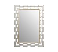 Orsina Raina Wall Mirror, Silver, Glass