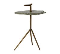 Orsina Rany Grey Stone Top Side Table