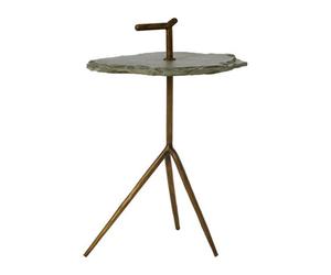 Orsina Rany Grey Stone Top Side Table