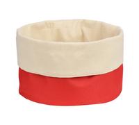 Premier Housewares Bread Basket - 22 x 22 cm - Red/Cream