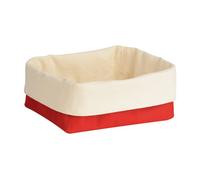 Premier Housewares Bread Basket, 14 x 21 x 18 cm - Red/Cream
