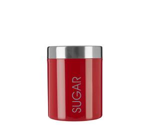 Orsina Red Enamel Sugar Canister - Single Canister