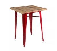 Orsina Red Powder Coated Finish Aldgate Table