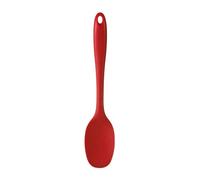 Orsina Red Silicone Kitchen Spoon With Ergonomic Handle,stain-Resistant Silicone Spoon,ideal For Serving Hot Foods