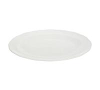Embossed Porcelain Platter, White