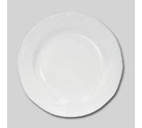 Orsina Reliable Small Embossed White Plate, Subtle Embossed Detailed Dinner Plate For Kitchen, Everyday Use Plate Orsina White