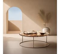 Orsina Relic Agate Top Round Coffee Table