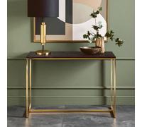 Orsina Relic Dark Petrified Wood Console Table