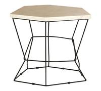 Orsina Relic Onyx Stone Polygonal Side Table