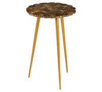 Orsina Relic Round Side Table With Agate Top