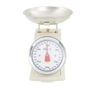 Orsina Retro 3kg Pastel Blue Retro Kitchen Scale, Premium Kitchen Scale, Iron Steel Constructed Baking Scale in Cream Orsina Cream