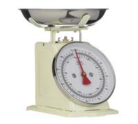 Orsina Retro Style 5Kg Cream Kitchen Scale, Premium Kitchen Scale, Iron Steel Constructed Analogue Baking Scale