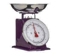 Orsina Retro Style 5Kg Purple Kitchen Scale, Premium Kitchen Scale, Iron Steel Constructed Analogue Baking Scale