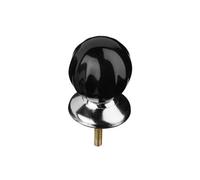 Orsina Retro Style Black Ceramic Drawer Knobs