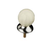 Premier Housewares 2490016 Retro Style Drawer Knobs - Set of 4, Ivory