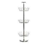 Premier Housewares Maison By Premier Revolving Silver Shoe Stand