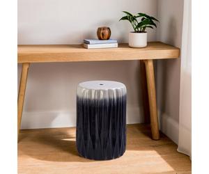 Orsina Robust Azul Table And Stool, Stylish Table For Kids Room, Ceramic Constructed Stool Table For Kids Bedroom