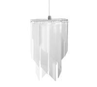 Orsina Rony White Acrylic Laser Cut Pendant Light