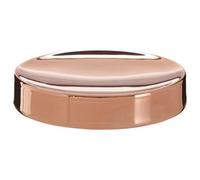 Premier Housewares Clara Soap Dish, Stainless Steel, Stainless-Steel, Rose Gold, 11 x 11 x 2 cm