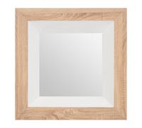 Orsina Roxy White Gloss Wood Wall Mirror
