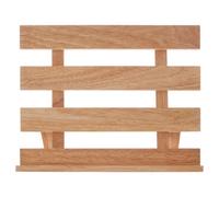 Essentials By Premier Rubberwood Cook Book Stand, Brown