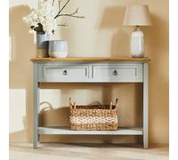 Henley Antique Grey Console Table Premier Housewares Grey One Size