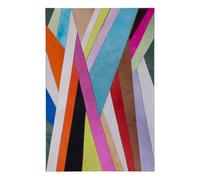 Orsina Safira Genuine Leather Striped Wall Art
