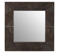 Orsina Saira Wall Mirror in Brown Orsina Brown