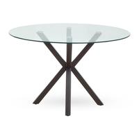 Orsina Salford Dining Table With Black Wood Effect Metal Legs Orsina Black