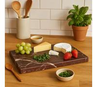 Orsina Salmo Rectangular Red Marble Chopping & Serving Board Orsina Red