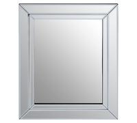 Orsina Sana Small Square Bevelled Wall Mirror in Clear Orsina Clear