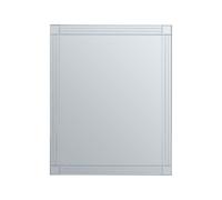 Orsina Sana Square Wall Mirror With Linear Detail