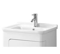 Premier Housewares Kitchen Sink White Bathroom Undersink Cabinet Ceramic Sink Storage Bathroom Durable Bathroom Sinks w60 x d48 x h24cm