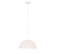 Interiors by Premier Lenno Large Pendant Light Premier Housewares White One Size