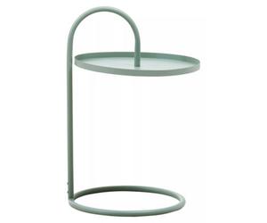 Orsina Secured Design Green Hanging Top Side Table, Space Saving And Functional Lounge Table, Side Table By Couch