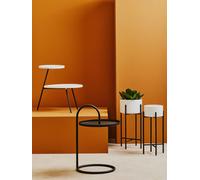 Orsina Set Of 2 Round Side Tables,home Decor Accent Tables For Settee,small Tables,gold Framed Decorative Tables