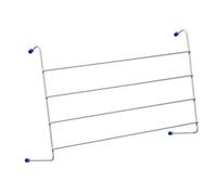 Premier Housewares Interiors By Premier Set Of 2 White Radiator Airers, 4 Bar Radiator Clothes Dryer, Over Radiator Drying Rack For Compact Laundry