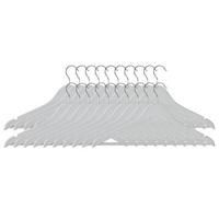 Maison by Premier Set Of Twenty Matte White Clothes Hangers