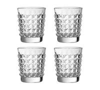 Premier Housewares Pyramid Tumblers-Set of 4, 8 x 8 x 10 cm