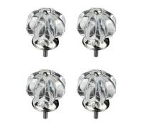Orsina Set Of 4 Victorian Style Clear Acrylic Drawer Knobs
