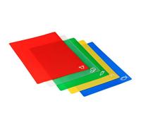 Orsina Set Of Five Flexible Colour-Coded Chopping And Serving Boards, Durable Hdpe Cutting Mats For Kitchen