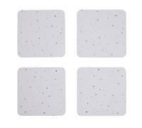 Orsina Set Of Four Coasters, Contemporary Heat Resistant Drink Mats, Stylish Speckled Design Tableware