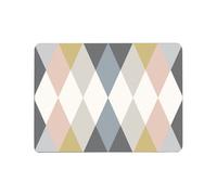 Premier Housewares Cirque Placemats - Set of 4, Grey, H2 x W29 x D22cm