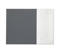 Orsina Set Of Four Dipped Grey And Silver Placemats, Contemporary Heat Resistant Dining Mats