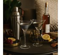 Orsina Set Of Two Apollo Cocktail Glasses in Silver Orsina Silver