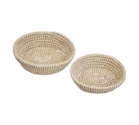 Orsina Set Of Two Baskets With White Detail