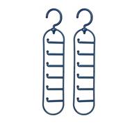 Orsina Set Of Two Indigo Plastic Tie Organiser, Practical Tie Drawer Dividers, Tie Storage Organiser, Tie Hanger Orsina Indigo